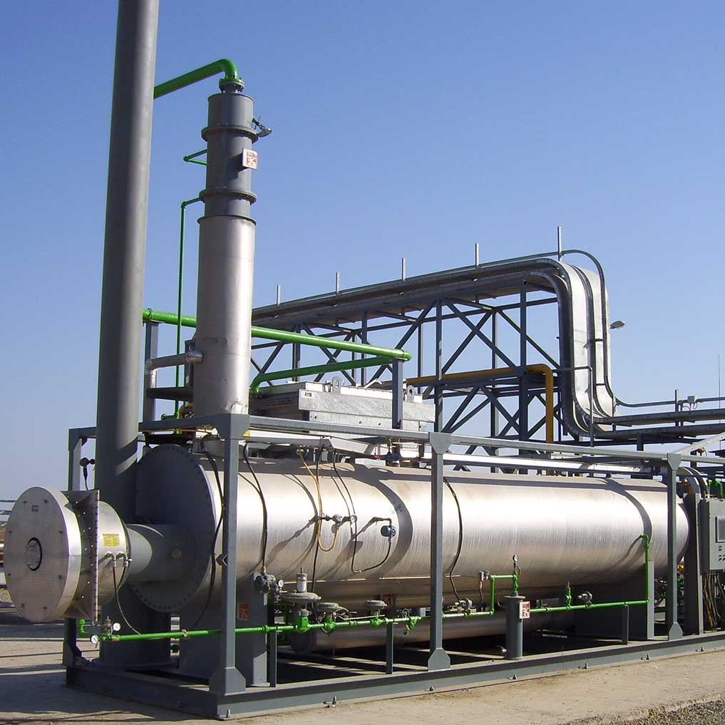 Amine gas treating